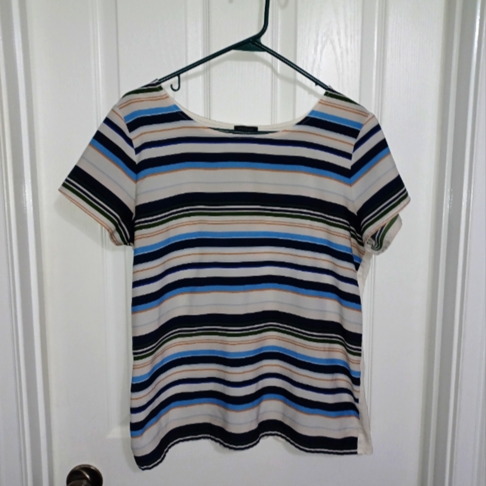 Ann Taylor Factory Striped Shirt Size M